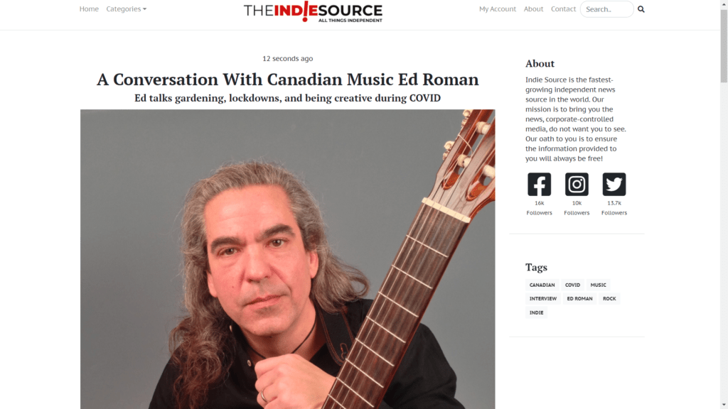 The Indie Source Interviews Ed Roman