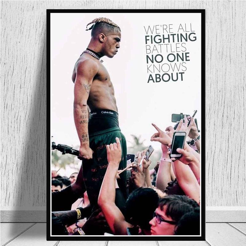 Xxxtentacion Famous Ink on Canvas