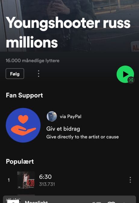 Youngshooter russ millions